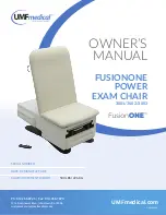 Preview for 1 page of UMF Medical FUSIONONE 3001 Owner'S Manual