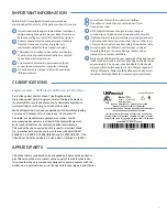 Preview for 2 page of UMF Medical FUSIONONE 3001 Owner'S Manual