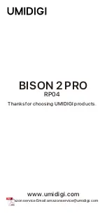 UMIDIGI Bison 2 Pro User Manual preview