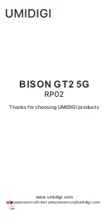 UMIDIGI BISON GT2 5G Manual предпросмотр