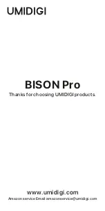 UMIDIGI BISON Pro Manual preview