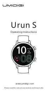 Предварительный просмотр 1 страницы UMIDIGI Urun S Operating Instructions Manual