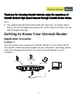 Предварительный просмотр 1 страницы Umniah 3G Evo Router User Manual