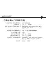 Предварительный просмотр 11 страницы umoover Long range User Manual