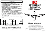 UMS 260 AC User Manual preview