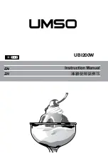 UMSO UBI200W Instruction Manual предпросмотр