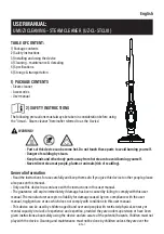 Предварительный просмотр 3 страницы Umuzi Cleaning UZ-CL-STCL01 User Manual