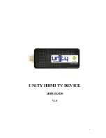 UN1TY SMART STICK User Manual предпросмотр