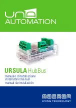 UNA AUTOMATION URSULA HubBus Installation Manual preview