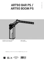 Preview for 1 page of UNAC ART90 BAR PS Installation And User Manual