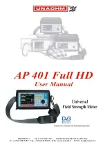 Preview for 1 page of UNAOHM AP 401 Full HD User Manual