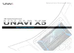 UNAVi X5 User'S Operation Manual предпросмотр