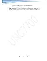 Предварительный просмотр 35 страницы UNC 7700 User Manual