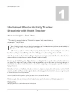 Preview for 4 page of Unchained Warrior ALTA-CHARGE Heart Rate Bracelet User Manual