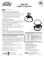 Preview for 2 page of Uncle Milton Disney Princess Sparkle Light Projector Manual