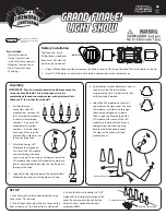 Uncle Milton FIREWORKS LIGHTSHOW GRAND FINALE Installation Instructions preview