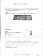 Предварительный просмотр 6 страницы Uncommon USA MLT-15 Setup And Take Down Instructions