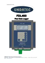 UNDATEC FDL400 Manual preview