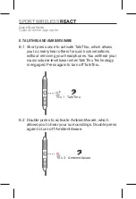 Preview for 9 page of Under Armour JBL REACT WIRELESS SPORT Quick Start Manual