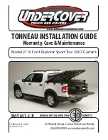 UnderCover 2110 Installation Manual preview