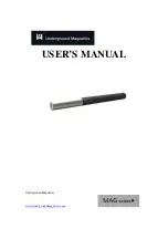 Underground Magnetics MAG Series User Manual предпросмотр