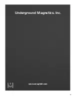 Preview for 63 page of Underground Magnetics Mag System Manual