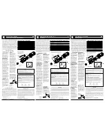 Underwater Kinetics Light Cannon eLED L1 DiveLight Operating Instructions And Important Information preview