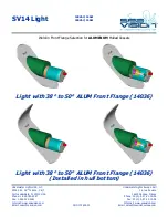 Предварительный просмотр 5 страницы Underwater Lights USA Sea Vision SV14 Manual