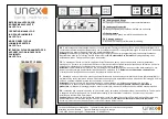 Unex 180-206-71 Operating Instructions preview