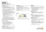 Предварительный просмотр 5 страницы Unex Asimo 160-009-41 Operating Manual