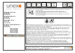 Preview for 1 page of Unex Flex Slim Operating Manual