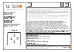 Unex Spannfeder-Set Flat Operating Manual preview