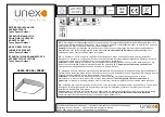 Unex Takeo Square Outdoor Operating Manual preview