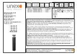 Unex Tom Square II LED Operating Manual preview