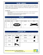 Preview for 2 page of Unfinished Furniture Expo WWT-36RT Assembly Instructions