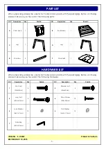 Preview for 3 page of Unfinished Furniture of Wilmington 24 IN SAN REMO SWIVEL STOOL S-102SW Assembly Instructions