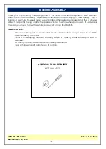 Preview for 2 page of Unfinished Furniture of Wilmington 48 IN TALL WINDSOR ARM BENCH BE-2904A Assembly Instructions