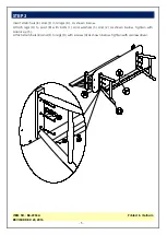 Preview for 5 page of Unfinished Furniture of Wilmington 48 IN TALL WINDSOR ARM BENCH BE-2904A Assembly Instructions