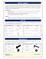 Preview for 2 page of Unfinished Furniture of Wilmington 9836 Assembly Instructions