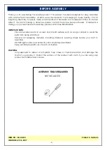 Предварительный просмотр 2 страницы Unfinished Furniture of Wilmington ABBY SH-14830 Assembly Instructions