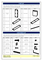 Предварительный просмотр 3 страницы Unfinished Furniture of Wilmington ABBY SH-14830 Assembly Instructions