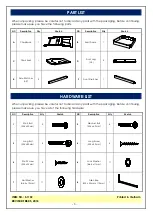 Предварительный просмотр 3 страницы Unfinished Furniture of Wilmington ARLINGTON S-1102 Assembly Instructions