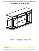 Unfinished Furniture of Wilmington B-6A Assembly Instructions preview