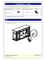 Предварительный просмотр 3 страницы Unfinished Furniture of Wilmington B-6A Assembly Instructions