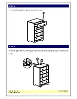 Предварительный просмотр 4 страницы Unfinished Furniture of Wilmington BD-5005 Assembly Instructions