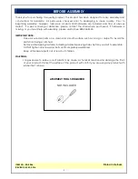 Preview for 2 page of Unfinished Furniture of Wilmington BD-5046 Assembly Instructions