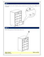 Preview for 4 page of Unfinished Furniture of Wilmington BD-5046 Assembly Instructions