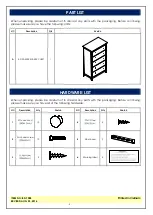 Preview for 3 page of Unfinished Furniture of Wilmington BD-7005 Assembly Instructions