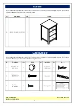 Preview for 3 page of Unfinished Furniture of Wilmington BD-7013 Assembly Instructions