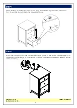 Preview for 4 page of Unfinished Furniture of Wilmington BD-7013 Assembly Instructions